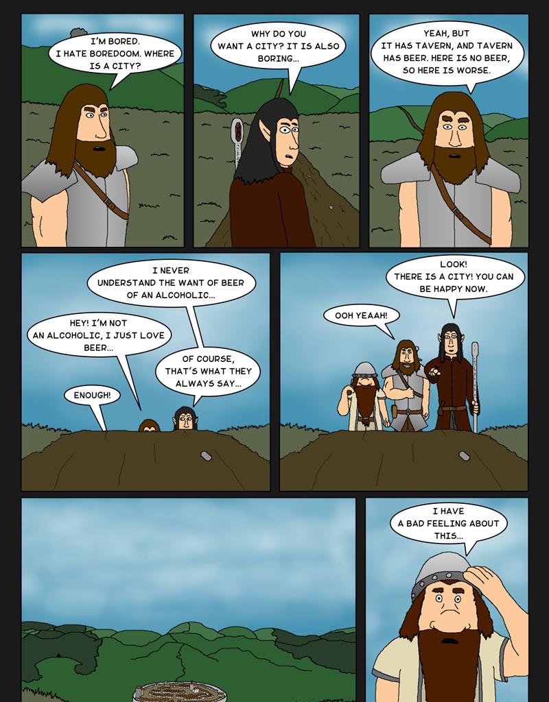 Tales From Somewhere - The Legend - Episode 34, Page 1: A city